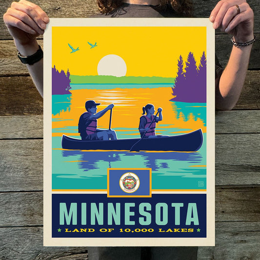 Minnesota (State Pride) Art Print - Wander Together Outfitters