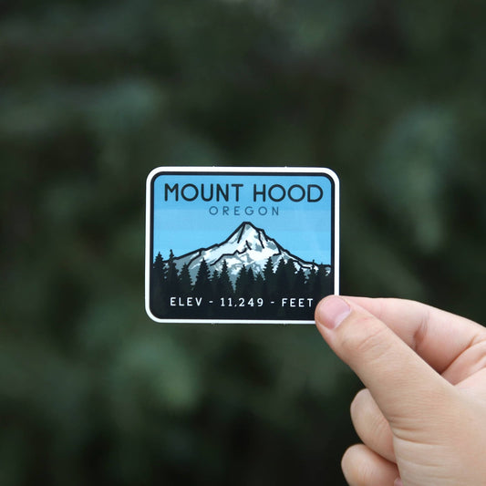 Mount Hood Oregon Vinyl Waterproof Sticker Decal - Wander Together Outfitters