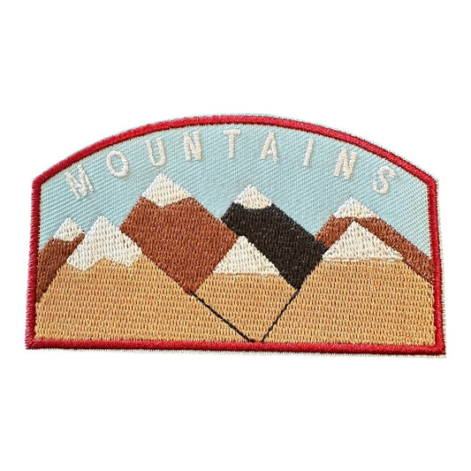 “Mountains” Iron On Patch - Wander Together Outfitters