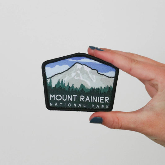 Mt Rainier National Park Woven Patch - Wander Together Outfitters