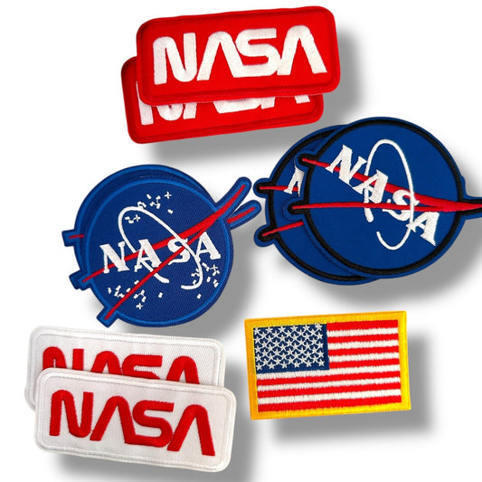 NASA Themed Iron On Patch Collection - Wander Together Outfitters