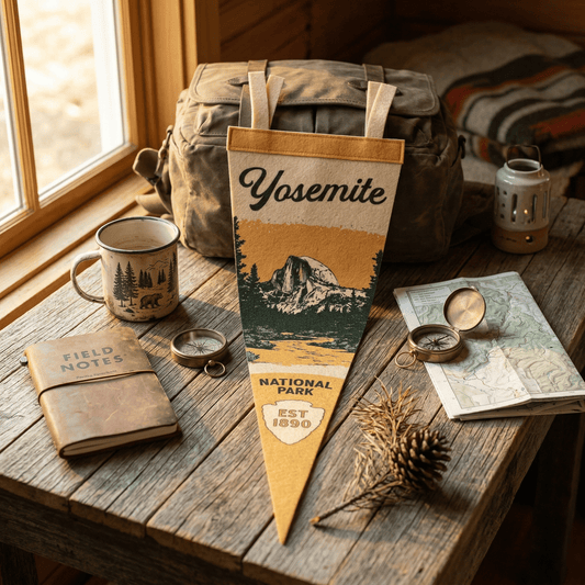 National Park Felt Pennant Collection (27 Various National Parks) Vertical Hang - Wander Together Outfitters
