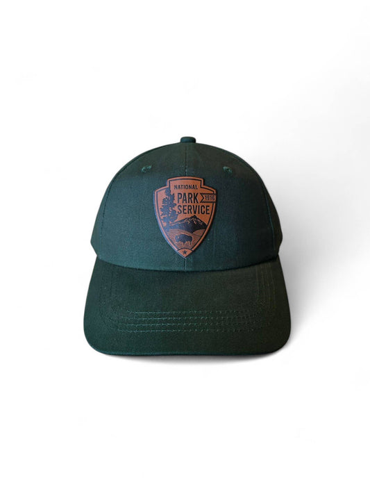 National Park Service Leather Patch Hat: NPS Ranger - Wander Together Outfitters