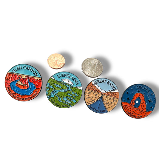 National Parks & State Recreation Areas Pins - Wander Together Outfitters