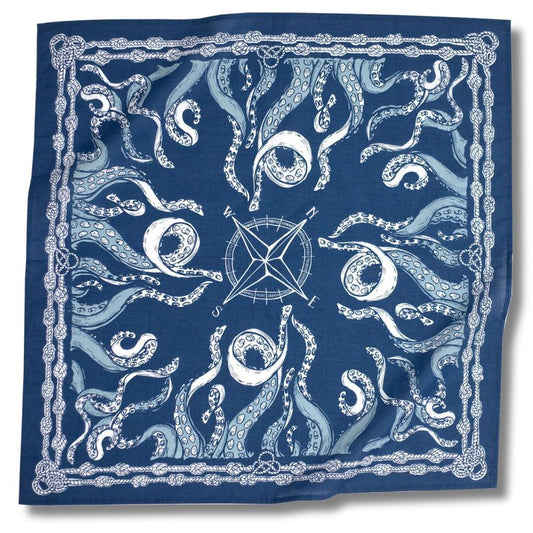 Nautilus Blue Mythical Bandana No.70 - Wander Together Outfitters