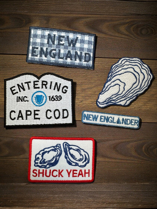 "New England" Large Gingham Patch - Wander Together Outfitters