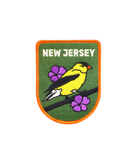 New Jersey Embroidered Patch - Wander Together Outfitters