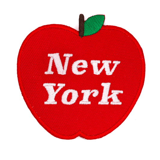 "New York" NYC Apple Embroidered Iron On Patch - Wander Together Outfitters