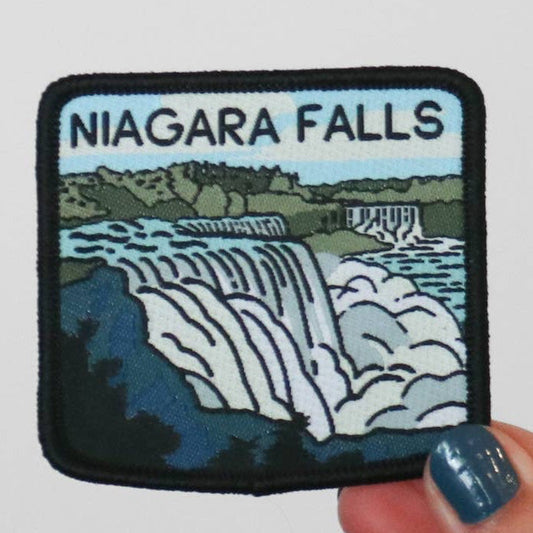 Niagara Falls Woven Iron On Patch - Wander Together Outfitters