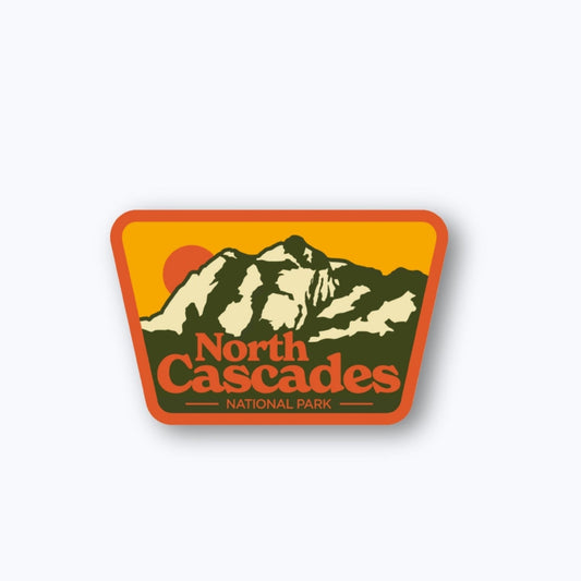 North Cascades National Park Vintage Sticker - Wander Together Outfitters