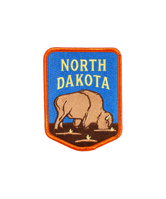 North Dakota Embroidered Patch - Wander Together Outfitters