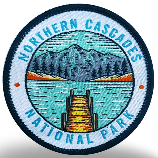 Northern Cascades National Park Embroidered Iron On Patch - Wander Together Outfitters
