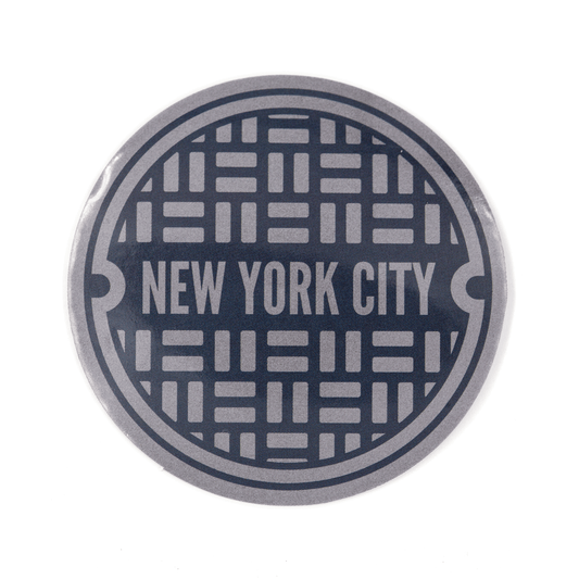 NYC Sewer Vinyl Sticker - Wander Together Outfitters