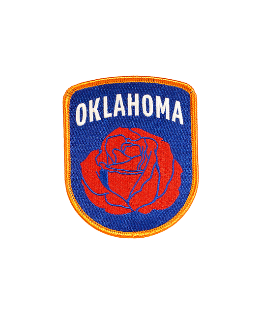 Oklahoma Embroidered Patch - Wander Together Outfitters