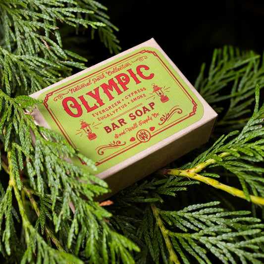 Olympic National Park Bar Soap (Evergreen, Cypress, Eucalyptus) - Wander Together Outfitters
