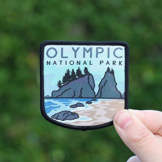 Olympic National Park Embroidered Patch, Iron - On or Sew - On - Wander Together Outfitters