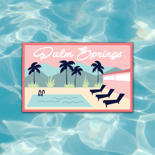 "Palm Springs" Vinyl Sticker - Wander Together Outfitters