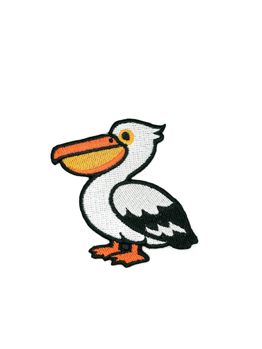 Pelican Embroidered Iron On Patch - Wander Together Outfitters