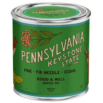 Pennsylvania State Candle (Pine, Fir, Cedar) - Wander Together Outfitters