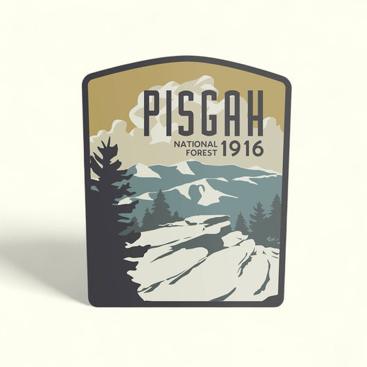 Pisgah National Forest Sticker (SALE) - Wander Together Outfitters