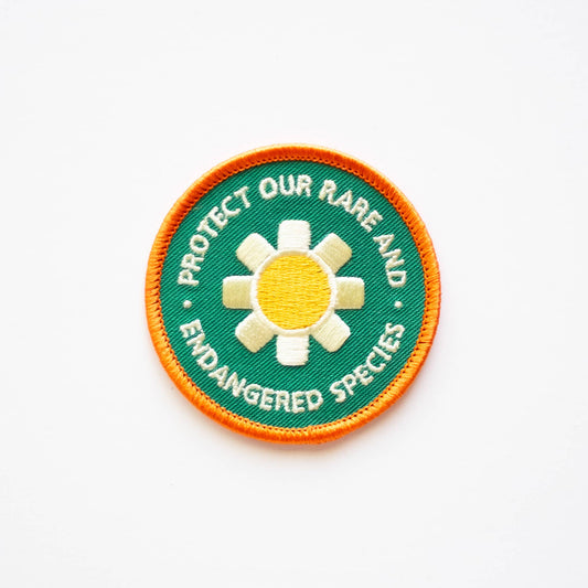 "Protect Our Rare and Endangered Species" Iron on Patch - Wander Together Outfitters