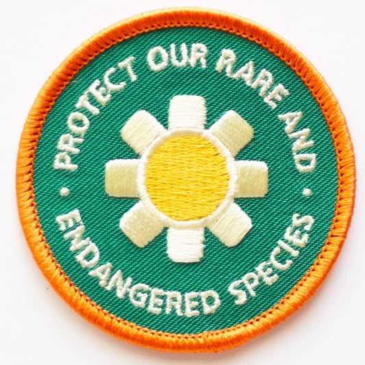 "Protect Our Rare and Endangered Species" Iron on Patch - Wander Together Outfitters
