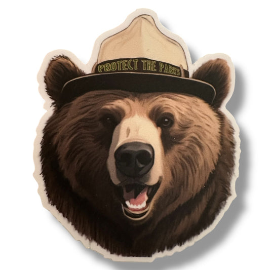Protect the National Parks Bear Vinyl Sticker - Wander Together Outfitters