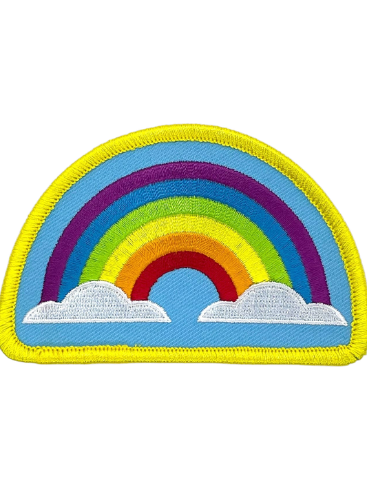 “Rainbow”Embroidered Iron On Patch - Wander Together Outfitters