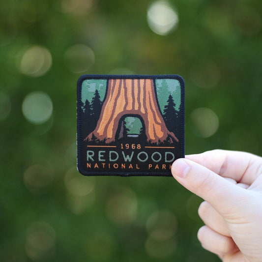 Redwood National Park Iron - On Embroidered Patch - Wander Together Outfitters