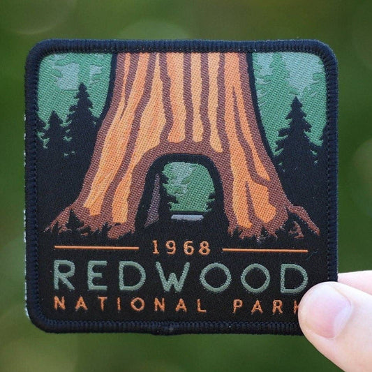 Redwood National Park Iron - On Embroidered Patch - Wander Together Outfitters