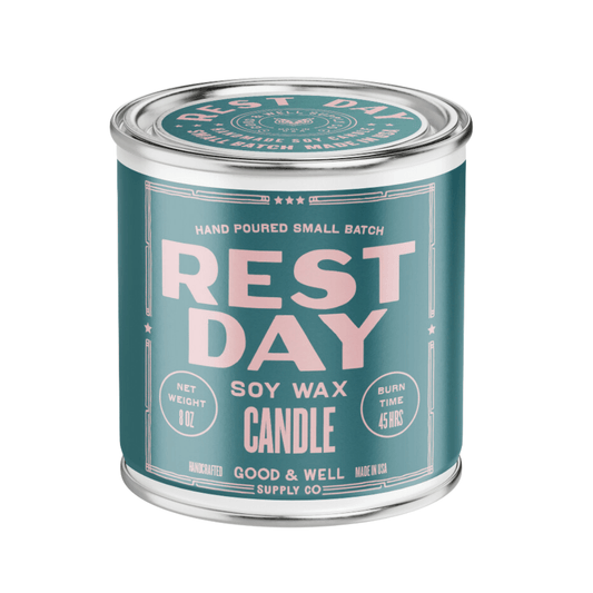 Rest Day Happy Place Candle (Violet, Fig, Iris, Amber) - Wander Together Outfitters