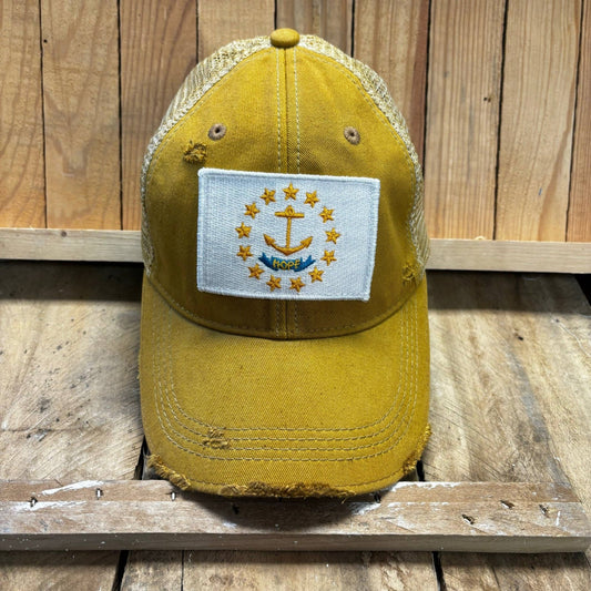 Rhode Island Flag Hat - Wander Together Outfitters