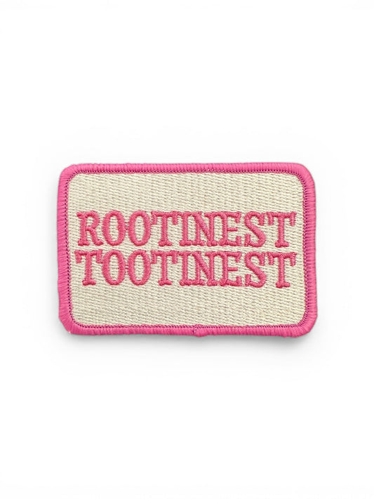 “Rootinest Tootinest” Iron On Patch - Wander Together Outfitters