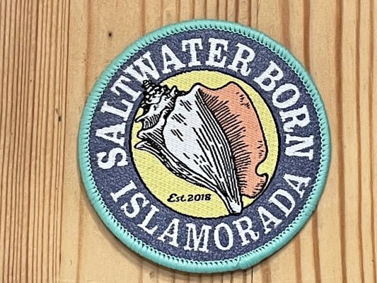 Saltwater Born Islamorada Embroidered Patch - Wander Together Outfitters