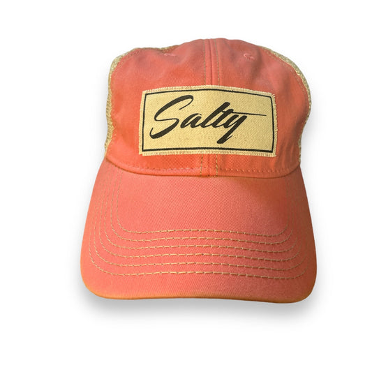 "Salty" Pink Trucker Hat - Wander Together Outfitters