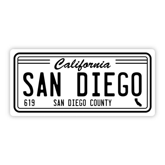"San Diego California 619" Bumper Sticker/Vinyl Sticker (5 inch) - Wander Together Outfitters