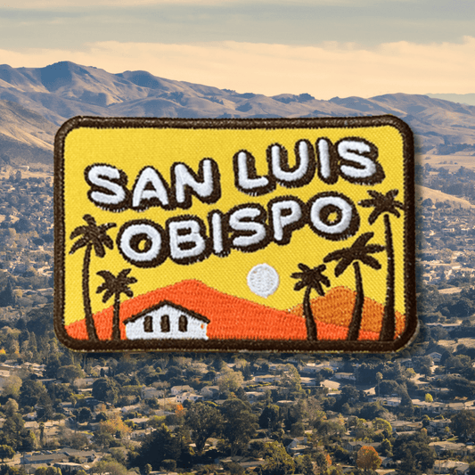 San Luis Obispo Embroidered Iron On Patch - Wander Together Outfitters