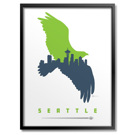 Seattle Football Print - Wander Together Outfitters