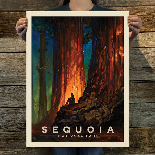 Sequoia National Park: Nature's Cathedral Art Print - Wander Together Outfitters