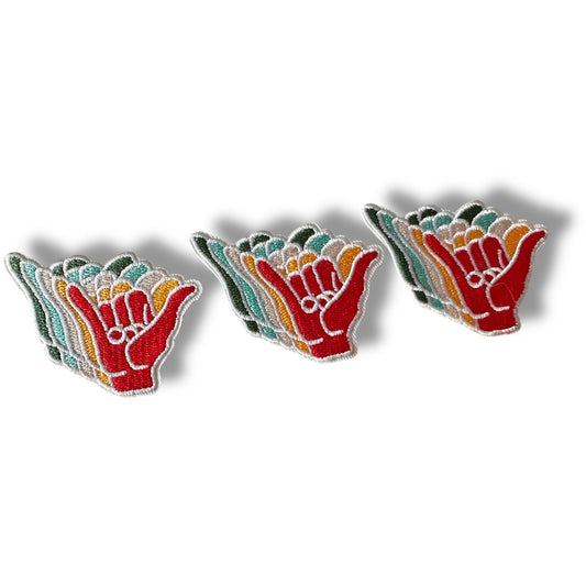 Shaka Hang Ten Iron on Patch - Wander Together Outfitters