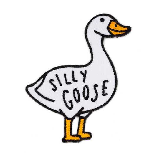 Silly Goose Embroidered Iron - On Patch - Wander Together Outfitters