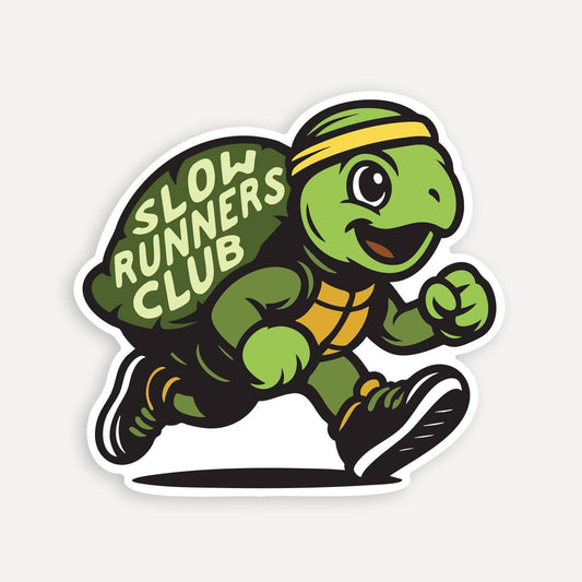 "Slow Runners Club" Vinyl Sticker - Wander Together Outfitters