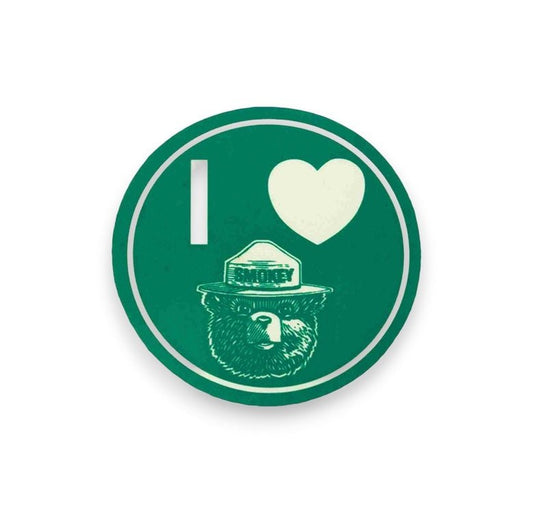 Smokey Bear Glow in the Dark Sticker - Wander Together Outfitters