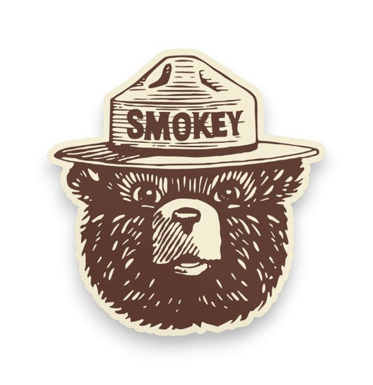 Smokey Bear Logo Sticker - Wander Together Outfitters