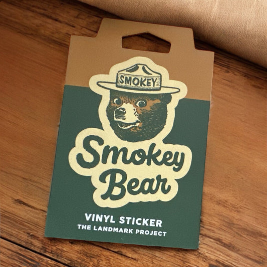 Smokey Bear Signature Sticker - Wander Together Outfitters