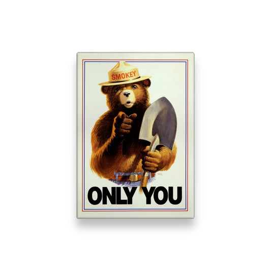 Smokey The Bear - "Only You" Uncle Sam Style Magnet - Wander Together Outfitters