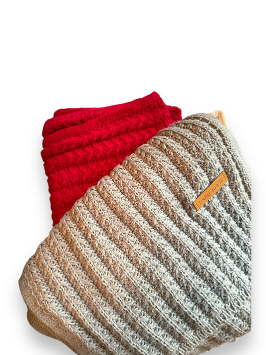 Solid Color Wool Thickened Warm Winter Scarf (SALE) - Wander Together Outfitters