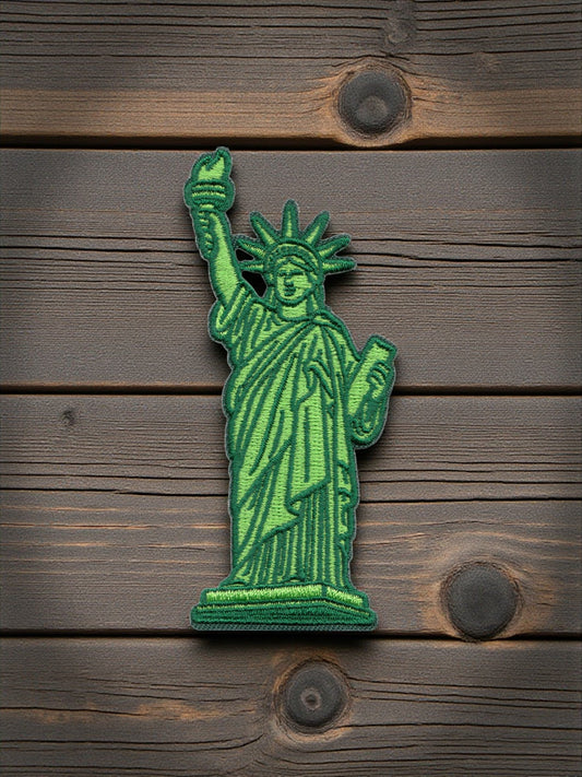 Statue Of Liberty NYC Landmark Iron On Patch - Wander Together Outfitters