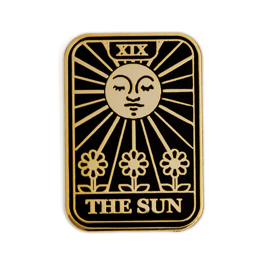 Sun Tarot Card Enamel Pin - Wander Together Outfitters
