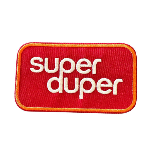 “Super Duper” Embroidered Iron On Patch - Wander Together Outfitters